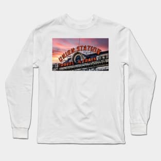 Union Station - Travel by Train Long Sleeve T-Shirt